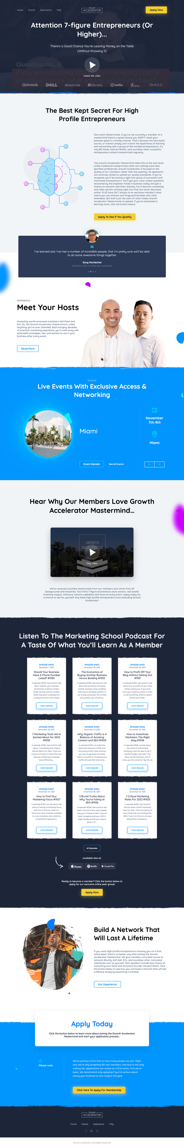 Growth Accelerator Mastermind