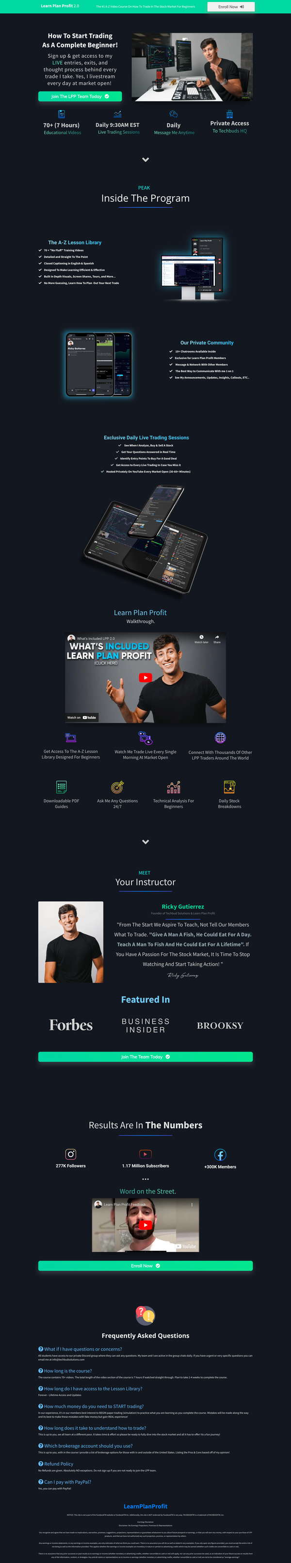 Learn Plan Profit