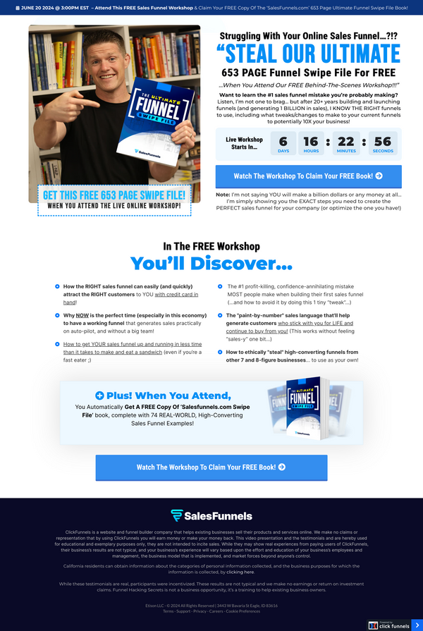 SalesFunnel.com / Ultimate Swipe File Russell Brunson