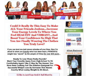 $850K A Day Weight Loss Product